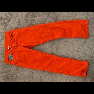 Orange Corduroy pants